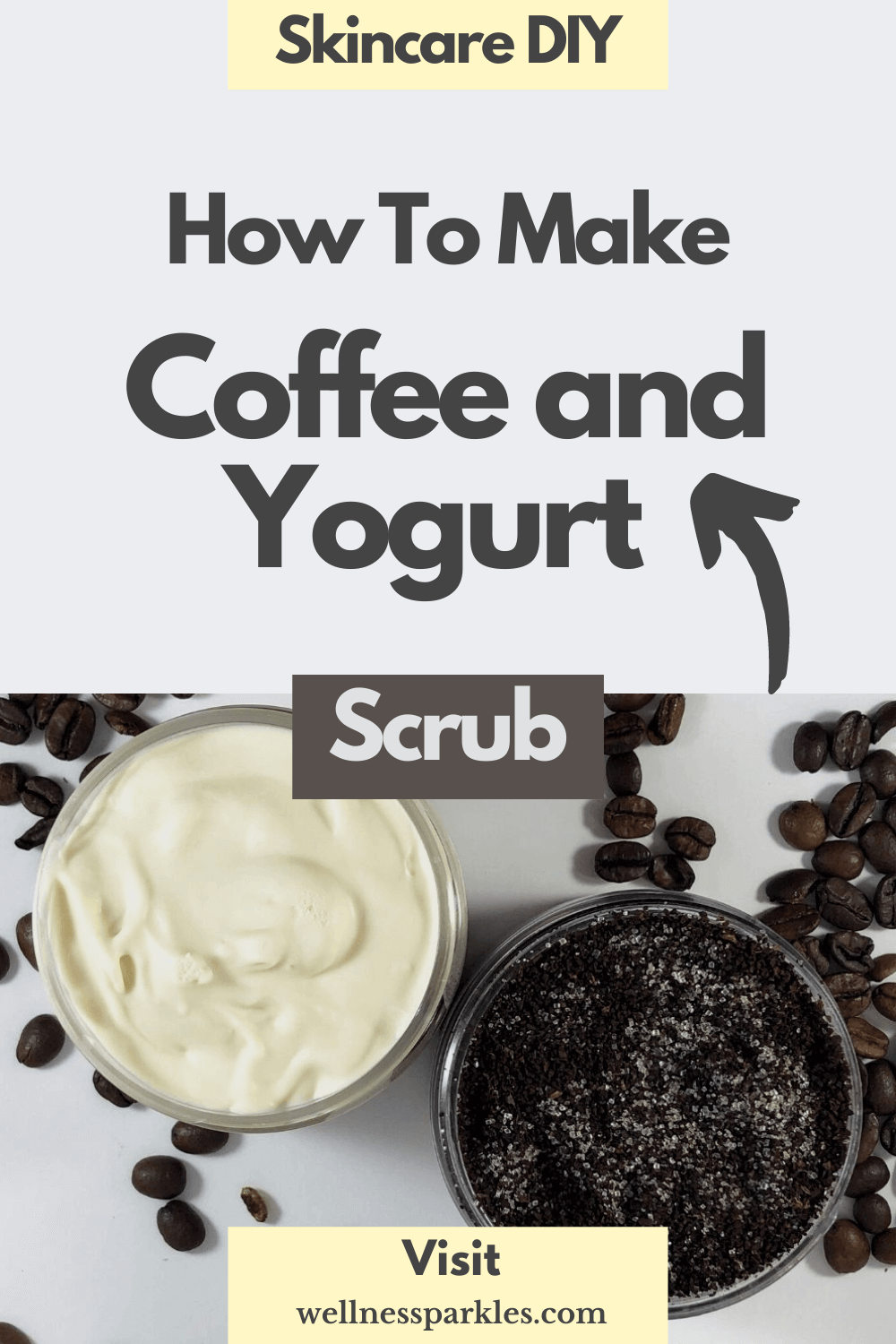 coffee and yogurt scrub 