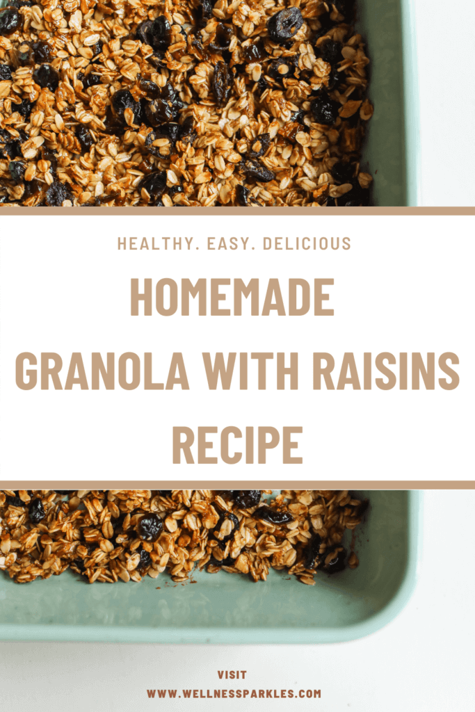 healthy granola with raisins recipe 1