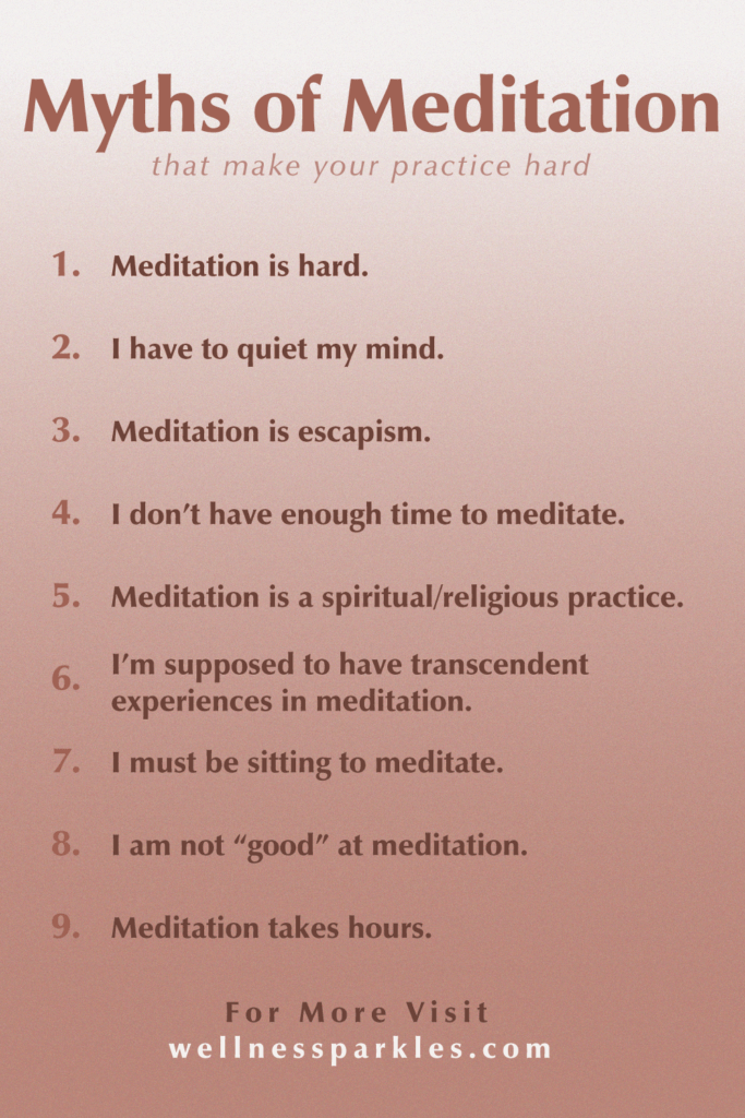 meditation myths