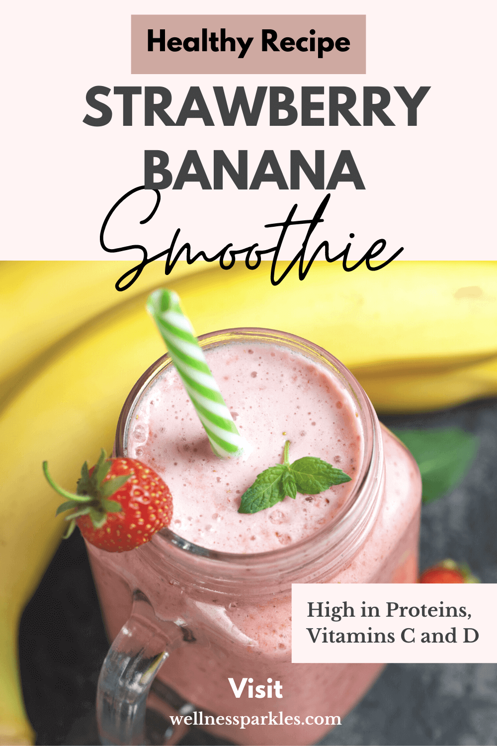 strawberry and banana smoothie Recipe