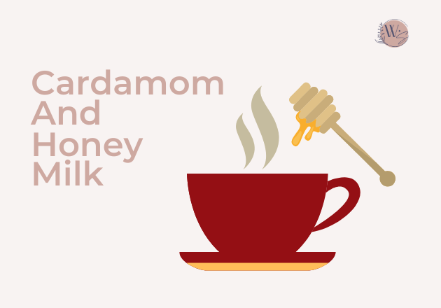 cardamom and honey milk 1