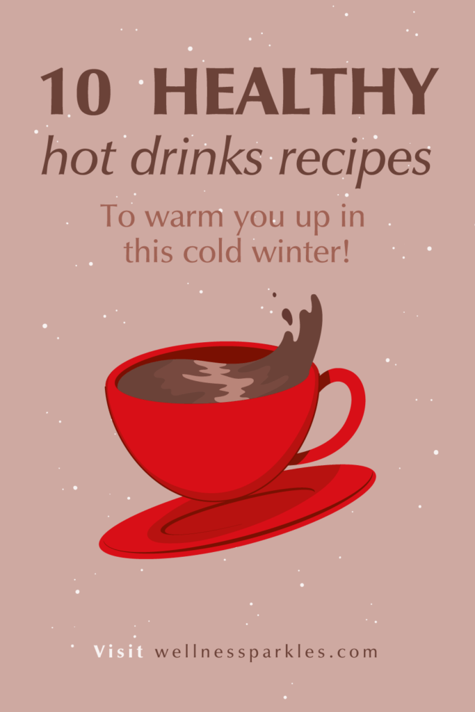 Hot drinks recipes for winter illustration