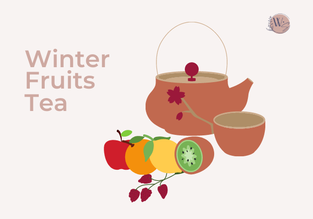 winter fruits tea 1