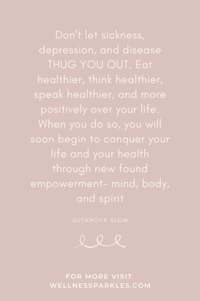 health and wellness quote sickness