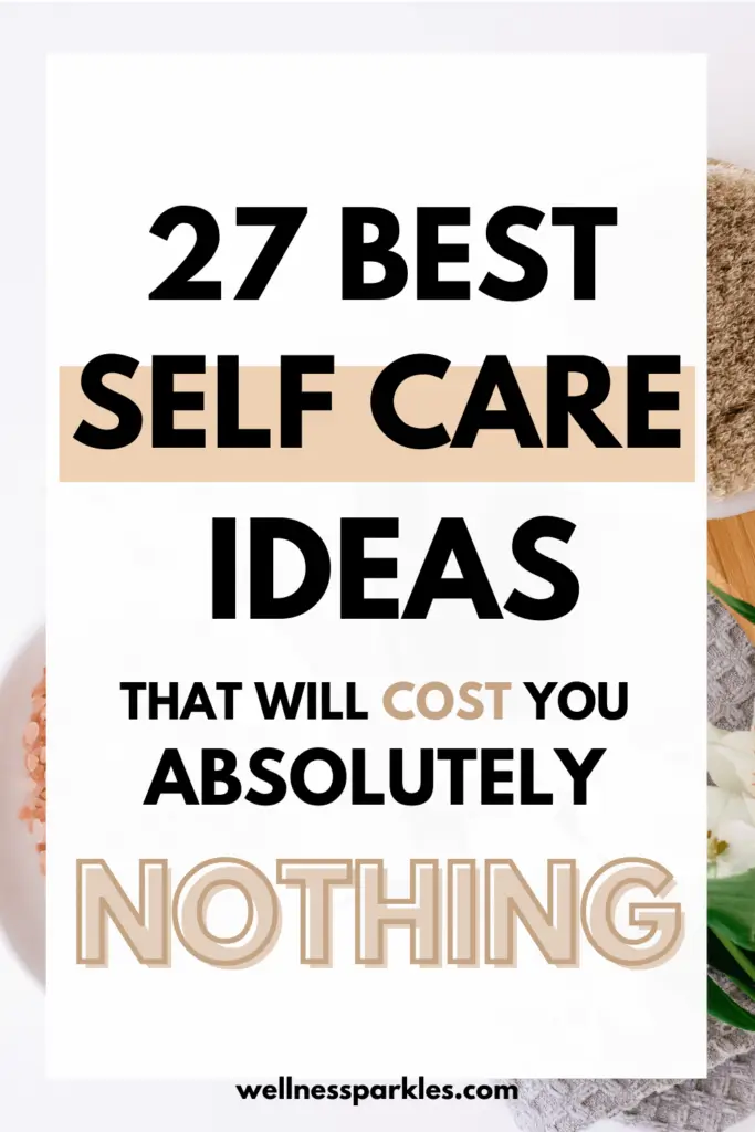 self care ideas